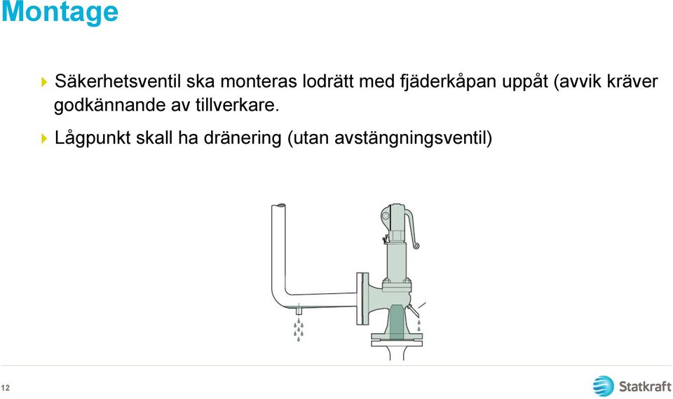 kräver godkännande av tillverkare.