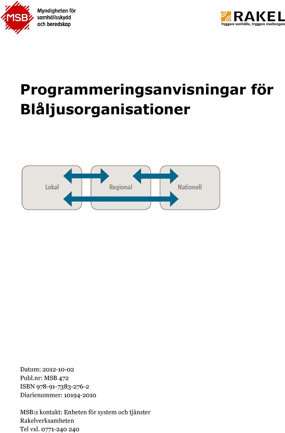 nr: MSB 472 ISBN 978-91-7383-276-2 Diarienummer:
