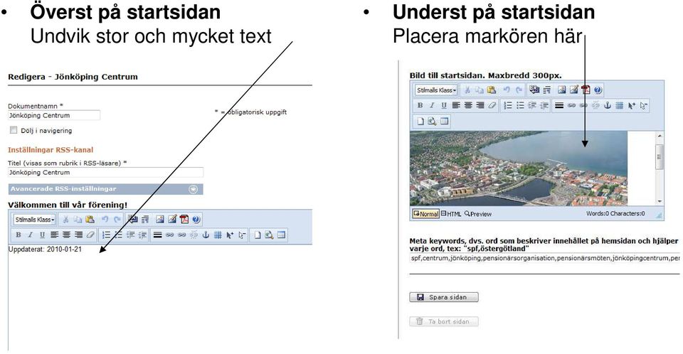 text Underst på