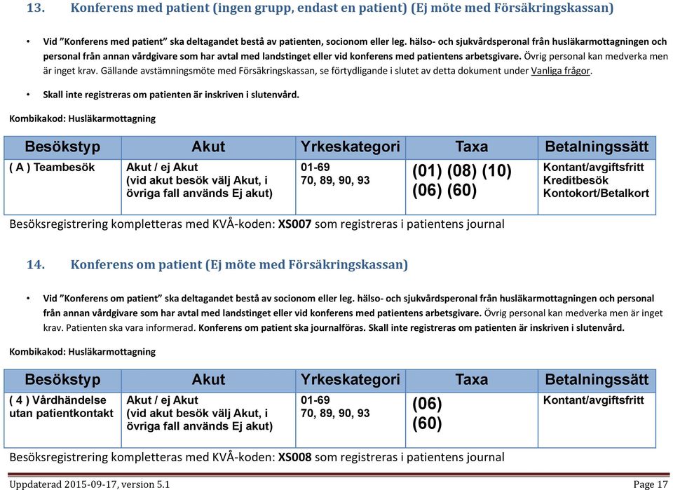 Övrig personal kan medverka men är inget krav. Gällande avstämningsmöte med Försäkringskassan, se förtydligande i slutet av detta dokument under Vanliga frågor.