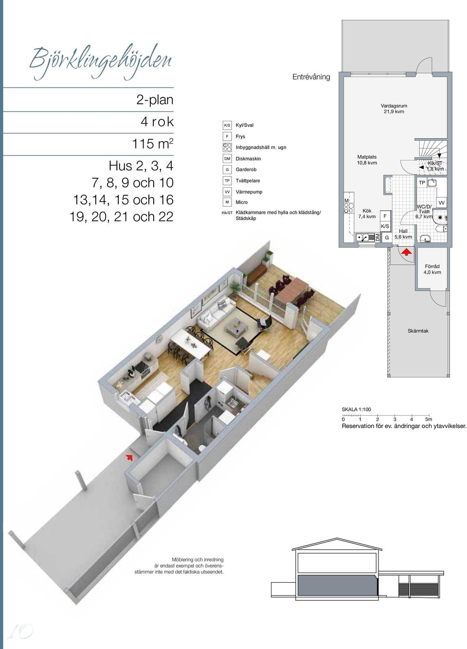 ugn Tvättpelare Diskmaskin Värmepump arderob icro Tvättpelare Värmepump icro Hus 02, 03, 04, 0,0, 0,, atplats,,,,,,, 4 Rok 1 kvm Kyl/Sval rys Inbyggnadshäll m.