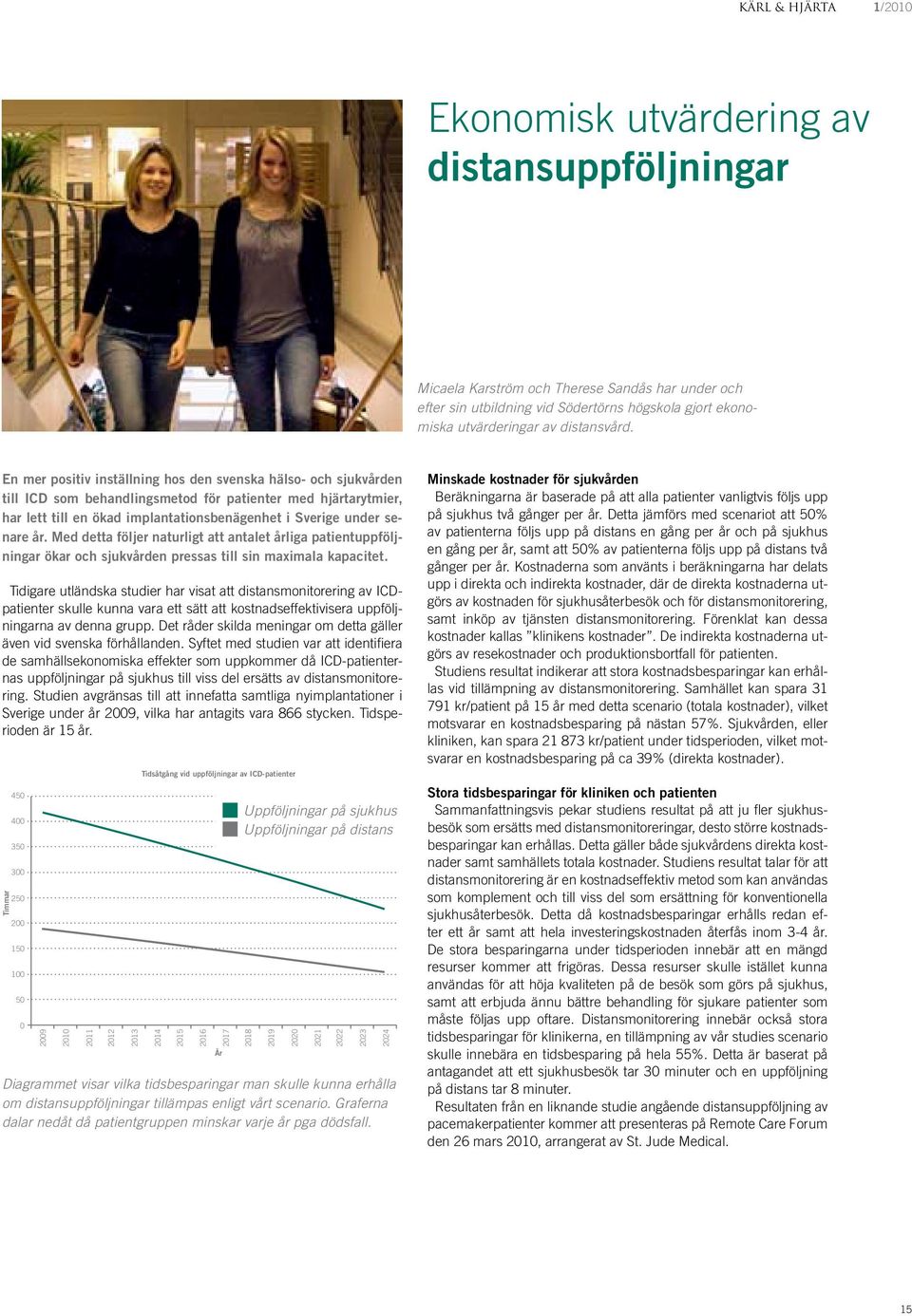 Med detta följer naturligt att antalet årliga patientuppföljningar ökar och sjukvården pressas till sin maximala kapacitet.