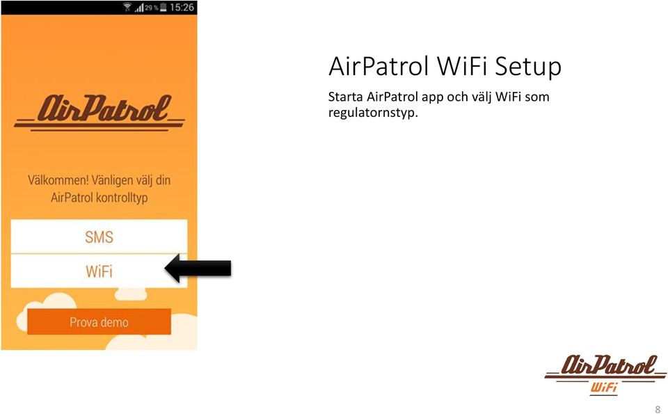 AirPatrol app och