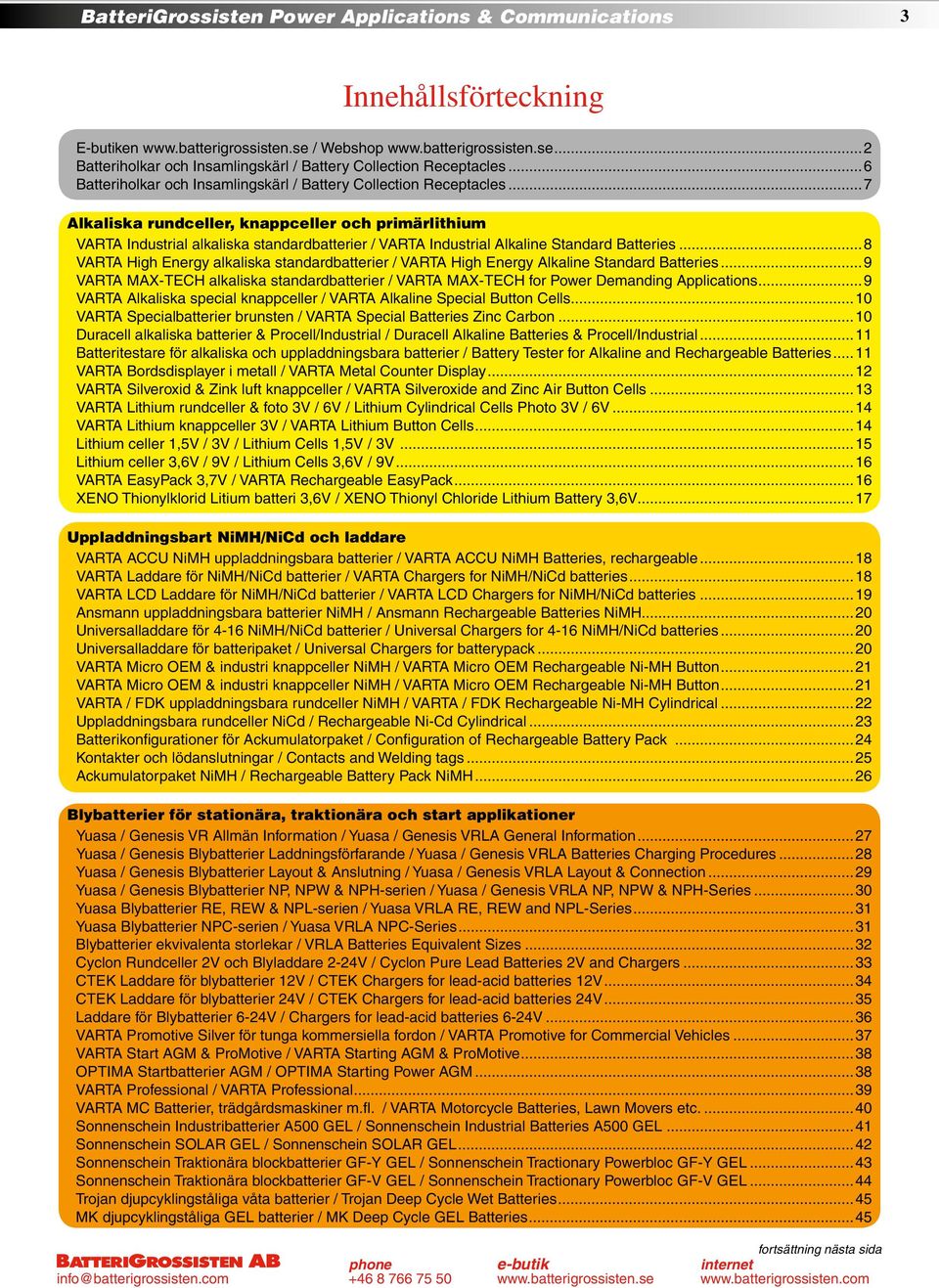 ..7 Alkaliska rundceller, knappceller och primärlithium VARTA Industrial alkaliska standardbatterier / VARTA Industrial Alkaline Standard Batteries.