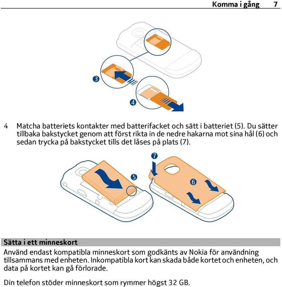 det låses på plats (7).