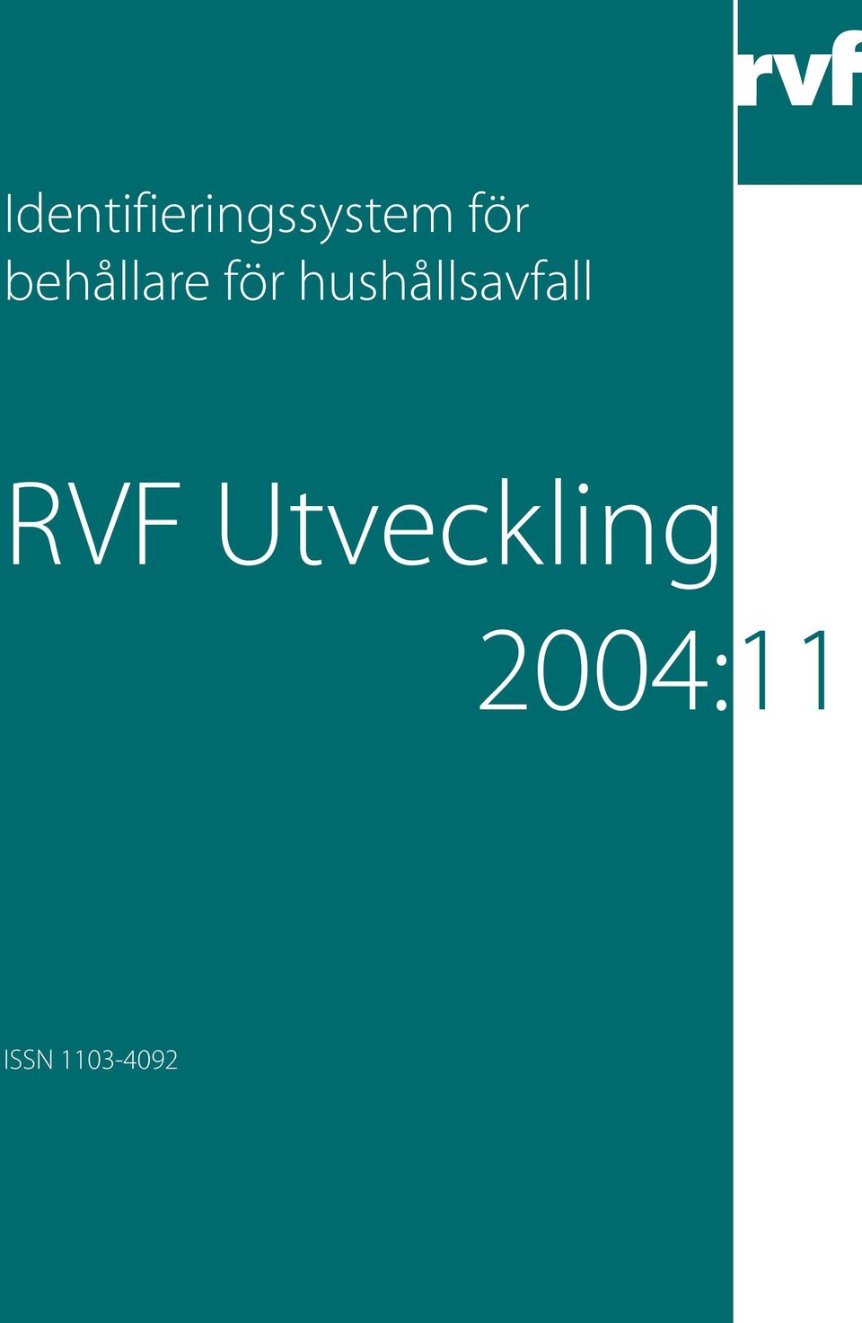 hushållsavfall RVF