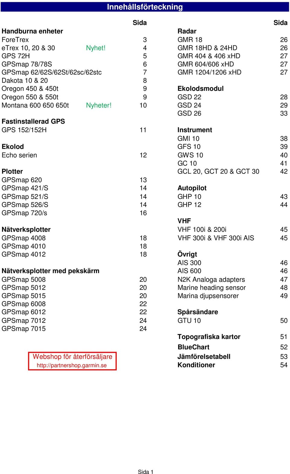 550 & 550t 9 GSD 22 28 Montana 600 650 650t Nyheter!