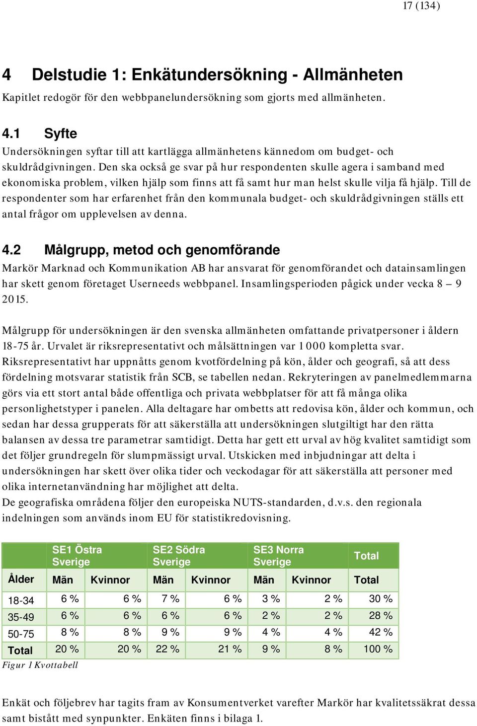 Till de respondenter som har erfarenhet från den kommunala budget- och skuldrådgivningen ställs ett antal frågor om upplevelsen av denna. 4.