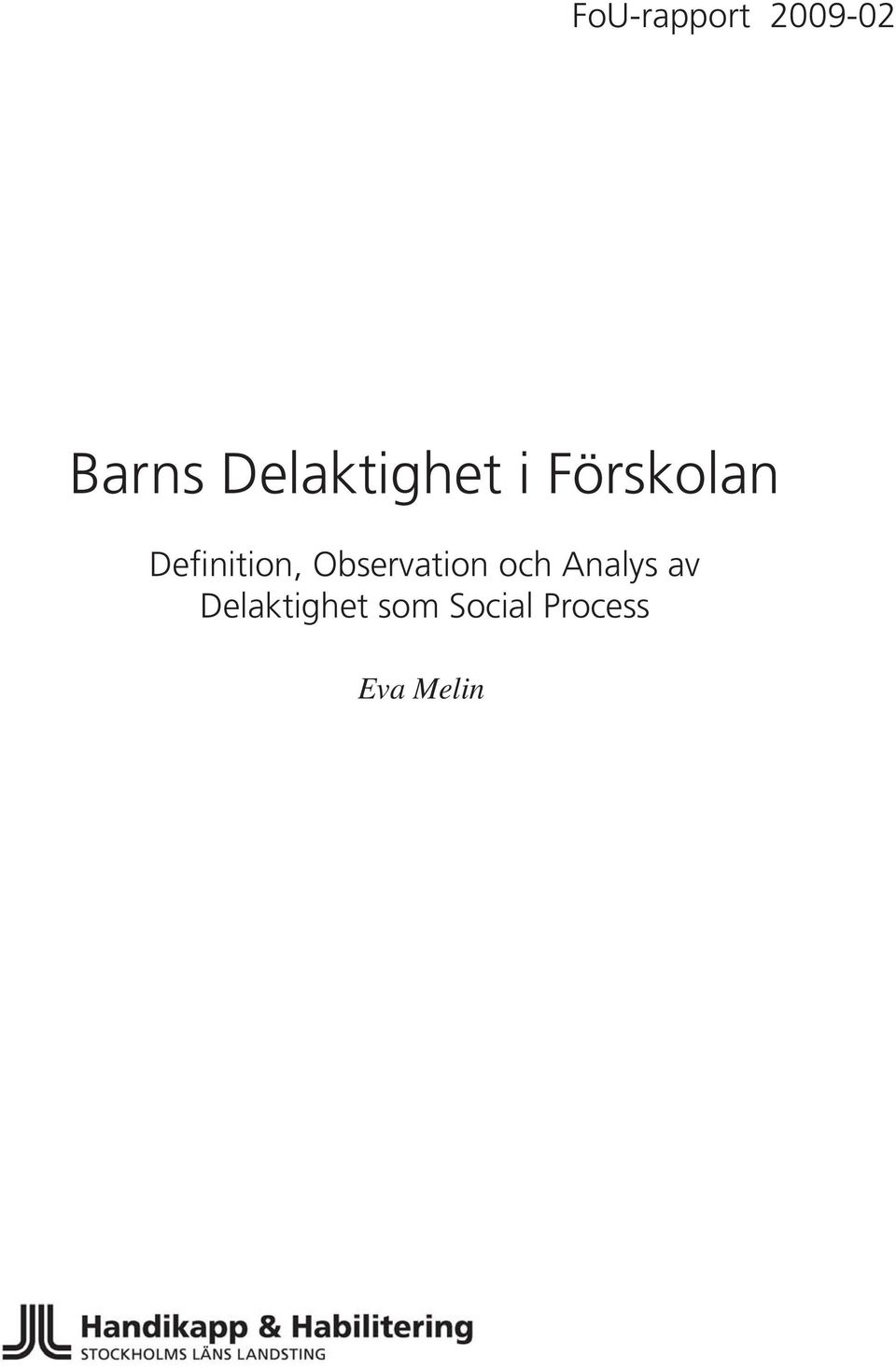 Definition, Observation och