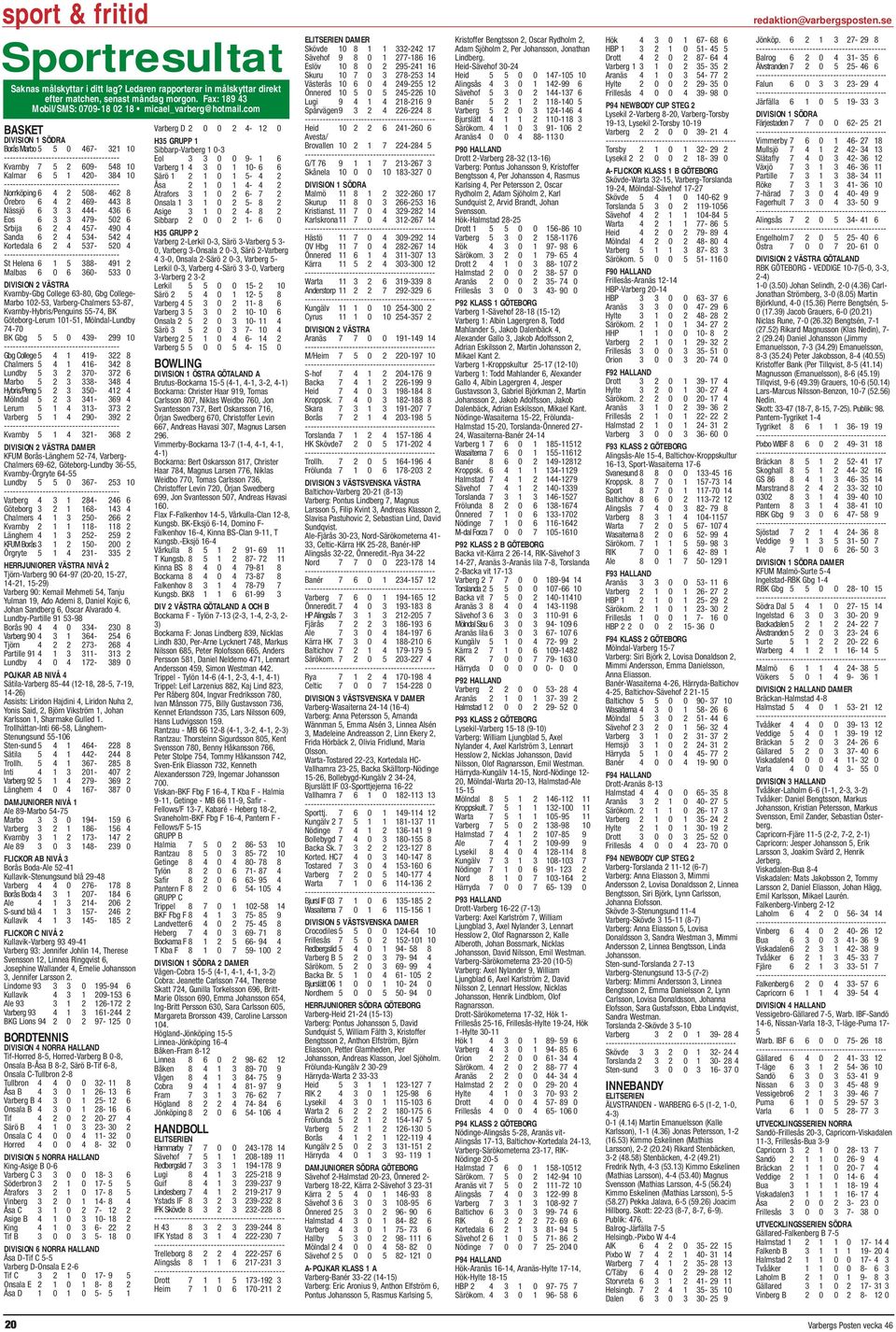 4 2 508-462 8 Örebro 6 4 2 469-443 8 Nässjö 6 3 3 444-436 6 Eos 6 3 3 479-502 6 Srbija 6 2 4 457-490 4 Sanda 6 2 4 534-542 4 Kortedala 6 2 4 537-520 4 --------------------------------------- St