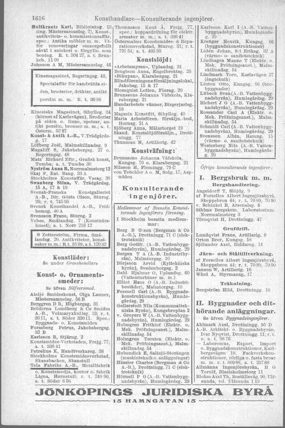 18 (spelkort) Christiansson C A, Kl. N. Kyrkog. sag, 2U. ;relegra:r;>adress:.metall- Lithografiska A. B:s i Norrköping 14 A. verken»; r. t. N~amnanro~,. a. t: afd.kont., Kl. V. Kyrkog. 9 Dahlstedt C W &; Svensson, David l?