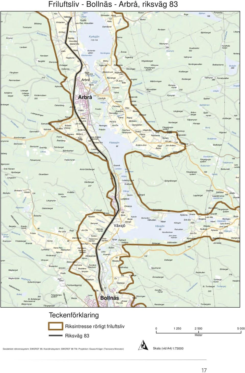 176 233 Skola 286 Bilskrotn.anl. system Fångstgrops- 430 284 113-114 111 92 Skola 103 Kraftverk 107 205 118 Naturreservat 263 276 Bergtäkt 105 Reningsv.