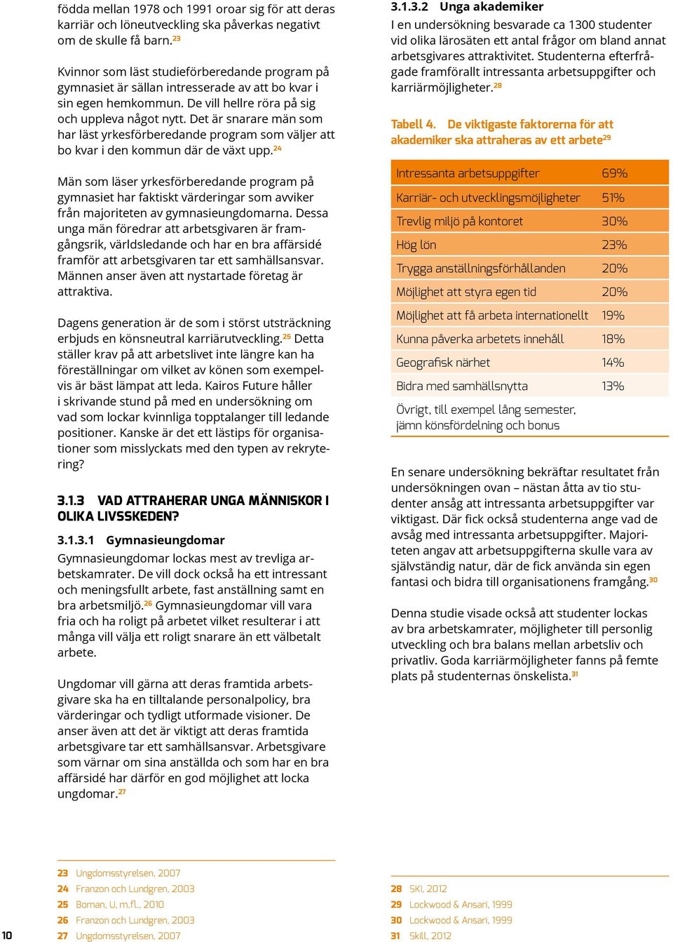 Det är snarare män som har läst yrkesförberedande program som väljer att bo kvar i den kommun där de växt upp.