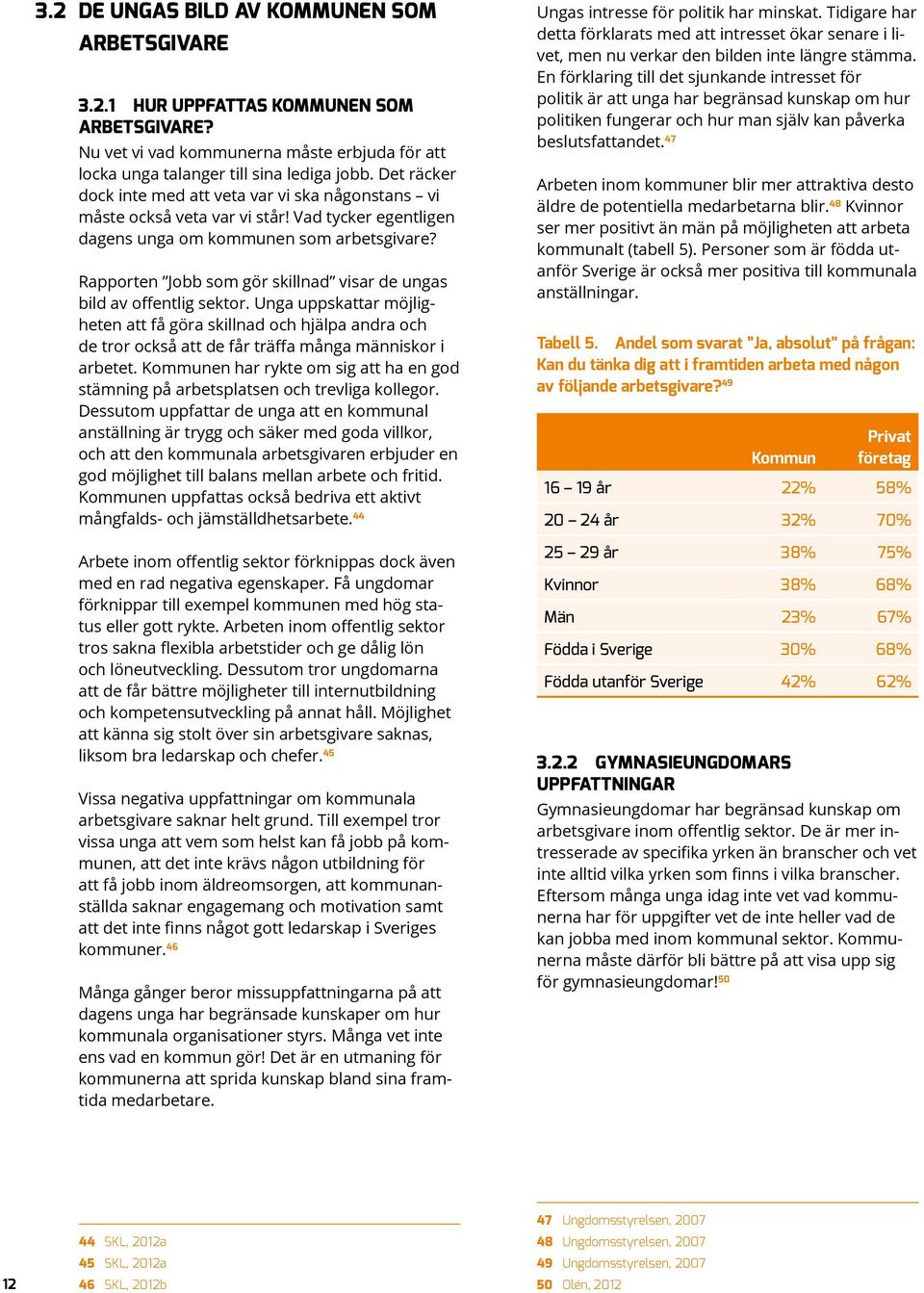 Rapporten Jobb som gör skillnad visar de ungas bild av offentlig sektor.