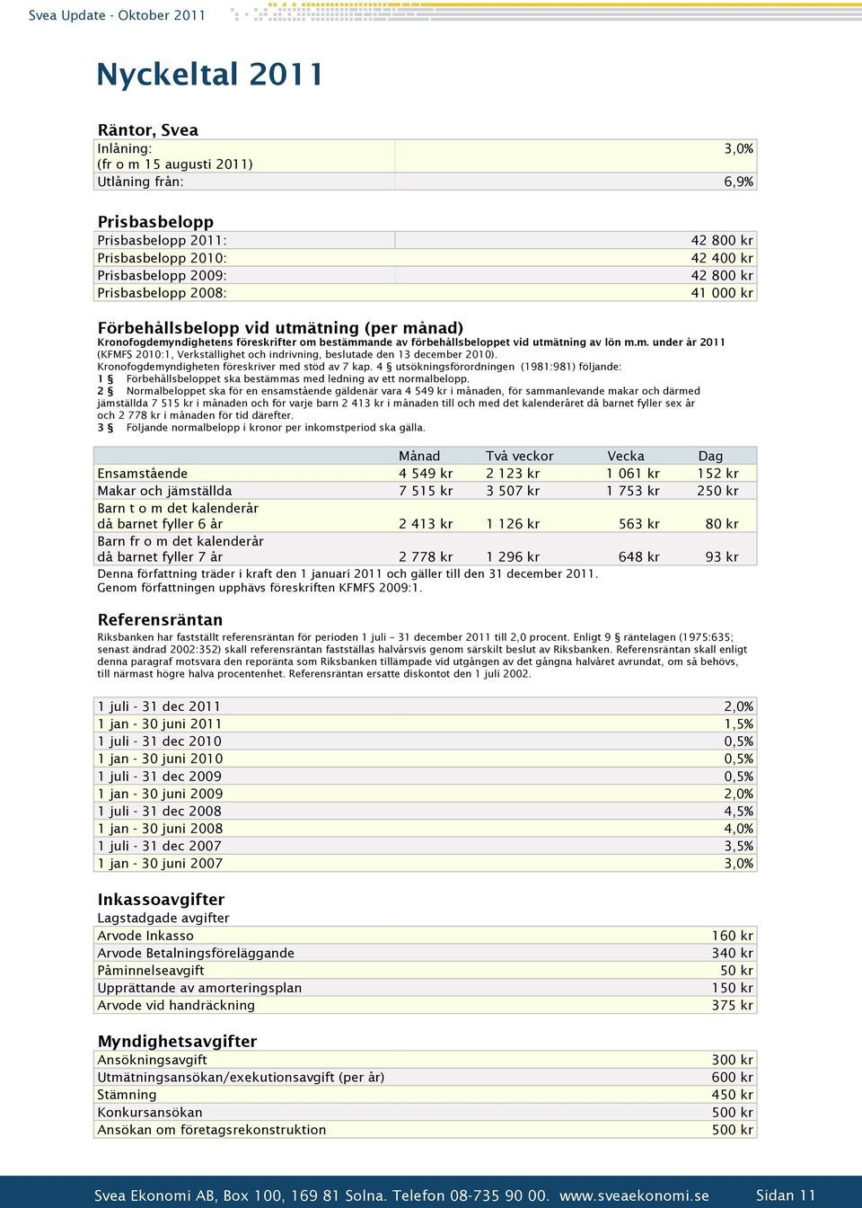 Kronofogdemyndigheten föreskriver med stöd av 7 kap. 4 utsökningsförordningen (1981:981) följande: 1 Förbehållsbeloppet ska bestämmas med ledning av ett normalbelopp.