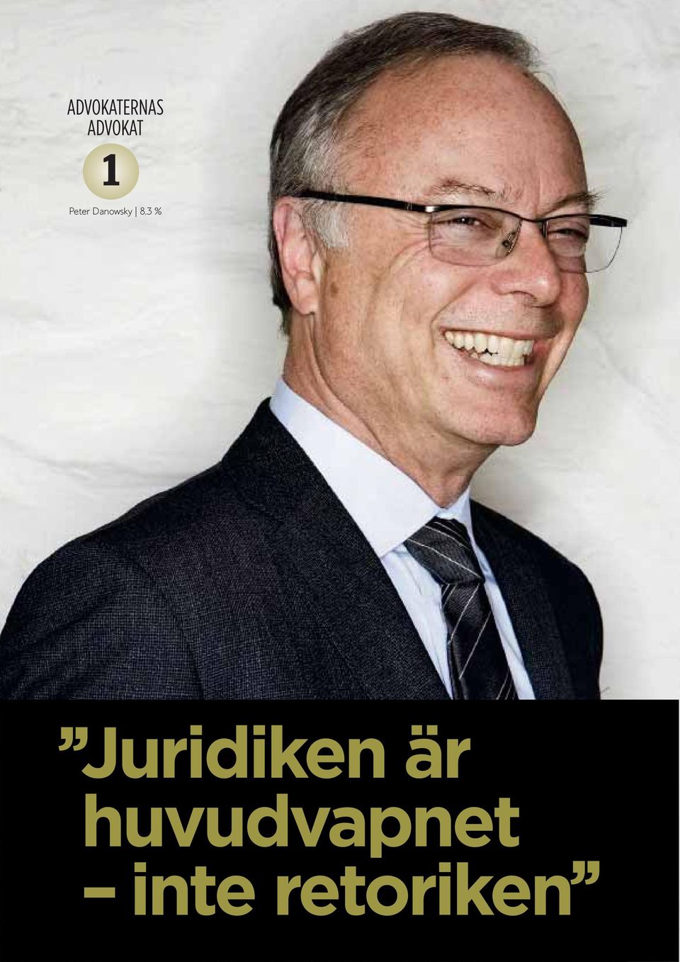 % Juridiken är