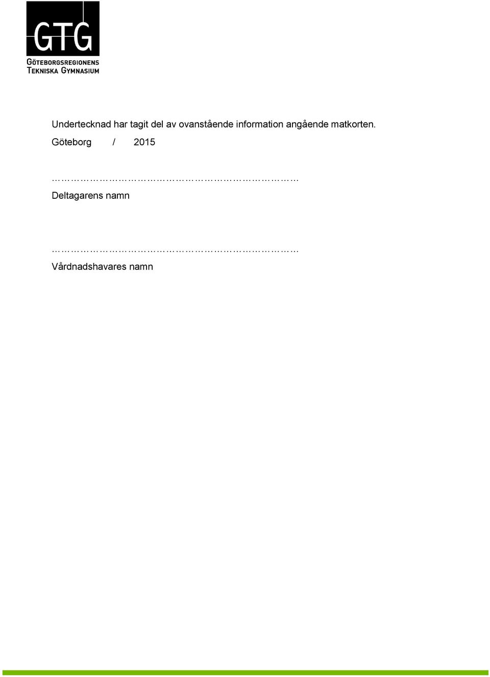 angående matkorten.