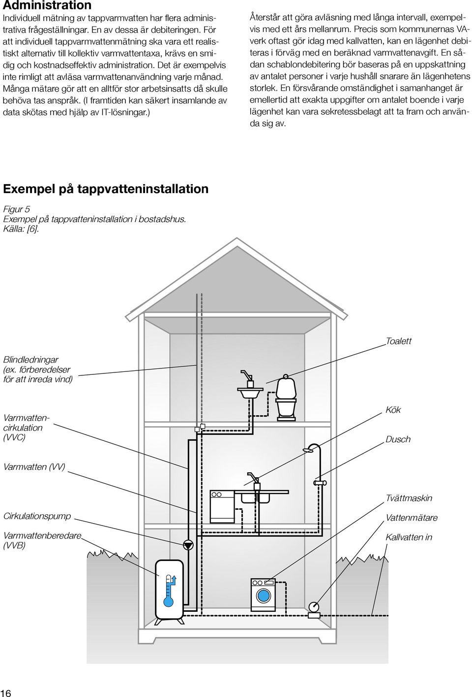 Det är exempelvis inte rimligt att avläsa varmvattenanvändning varje månad. Många mätare gör att en alltför stor arbetsinsatts då skulle behöva tas anspråk.