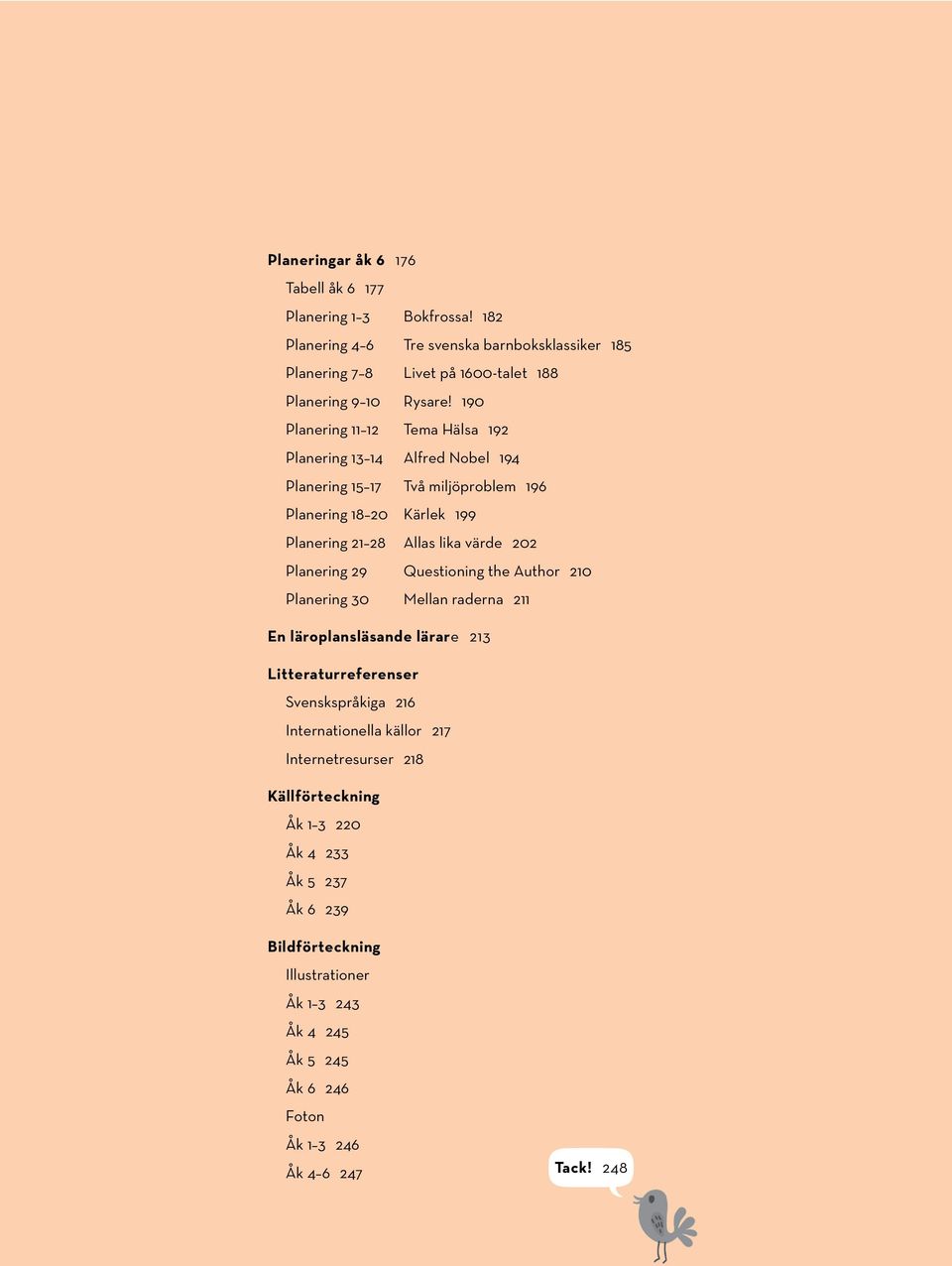 Planering 29 Questioning the Author 210 Planering 30 Mellan raderna 211 En läroplansläsande lärar e 213 Litteraturreferenser Svenskspråkiga 216 Internationella källor 217