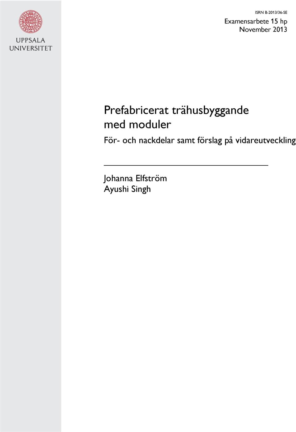 med moduler För- och nackdelar samt förslag