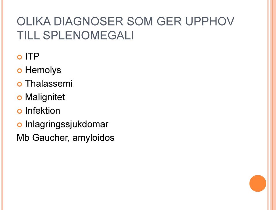 Thalassemi Malignitet Infektion