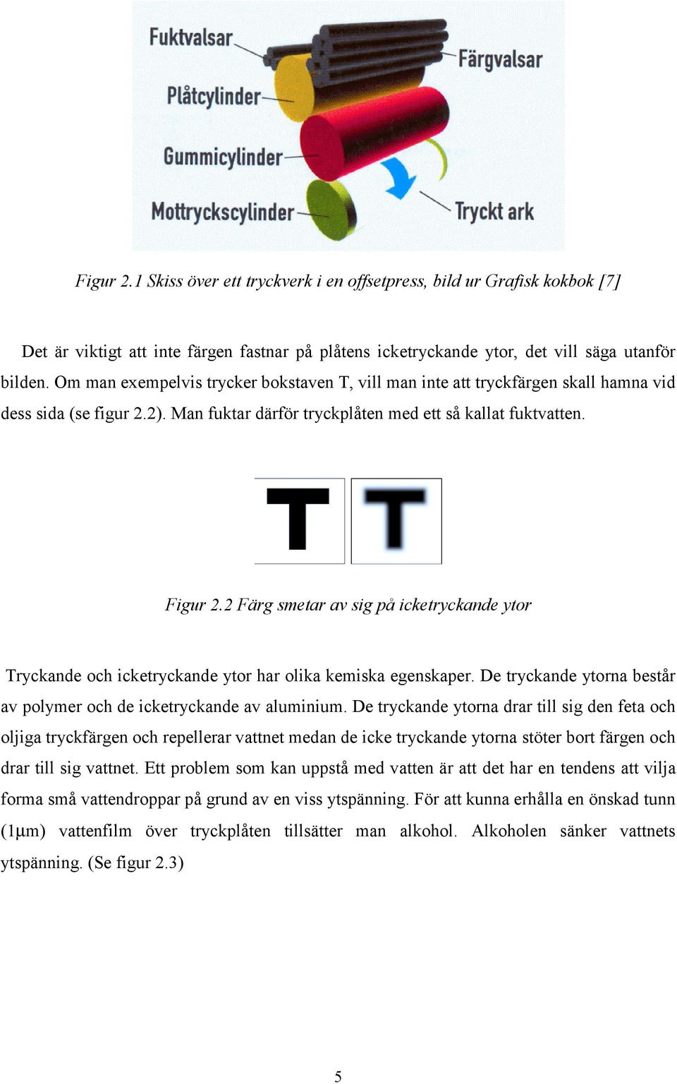 2 Färg smetar av sig på icketryckande ytor Tryckande och icketryckande ytor har olika kemiska egenskaper. De tryckande ytorna består av polymer och de icketryckande av aluminium.