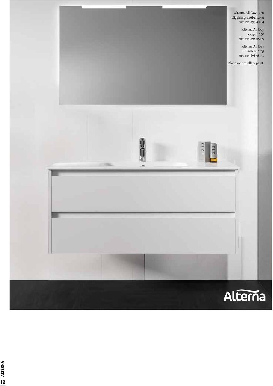 nr: 898 08 09 Alterna All Day LED-belysning