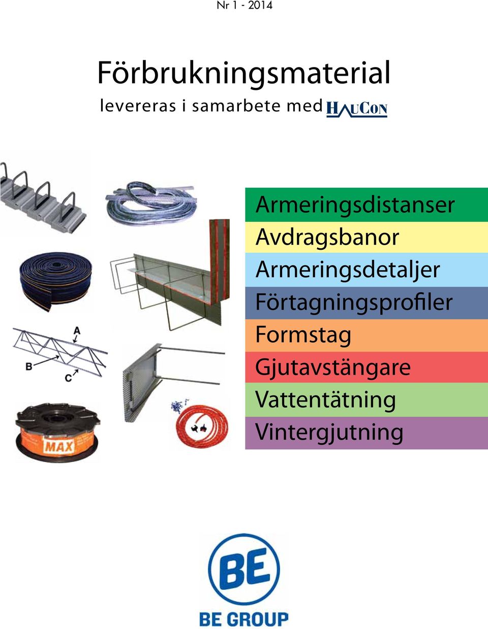 Avdragsbanor Armeringsdetaljer