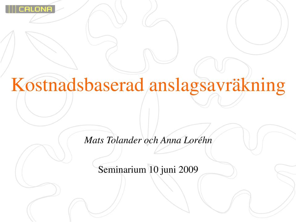 Mats Tolander Tl och
