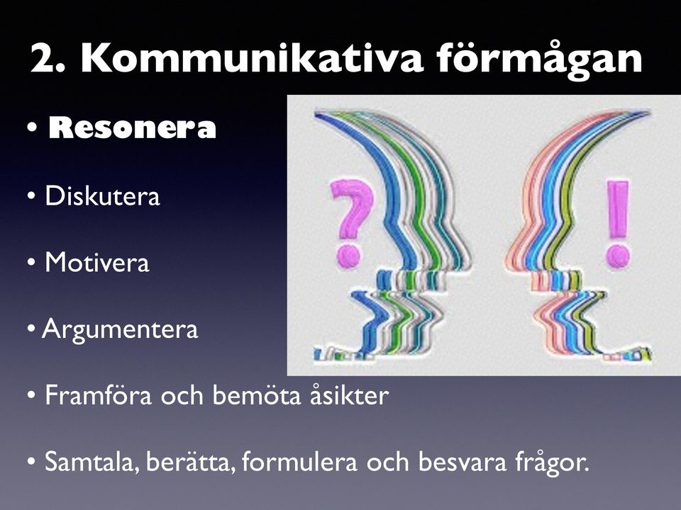 Framföra och bemöta åsikter