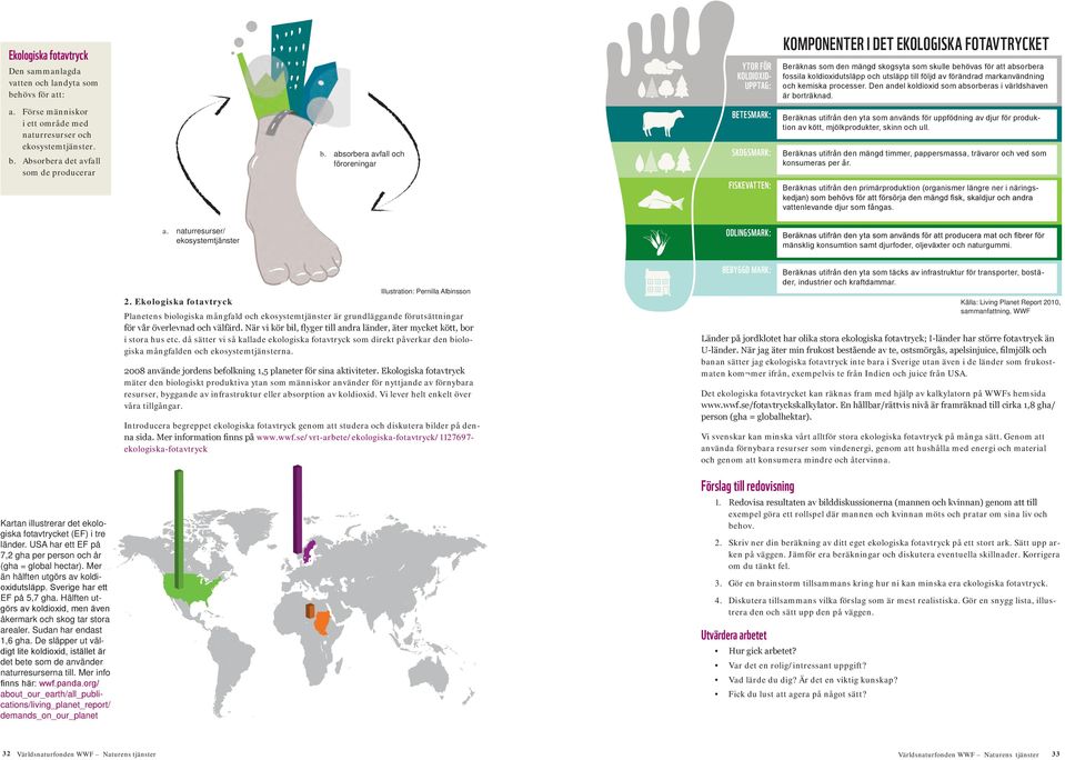 naturresurser/ ekosystemtjänster ODLINGSMARK: 2.