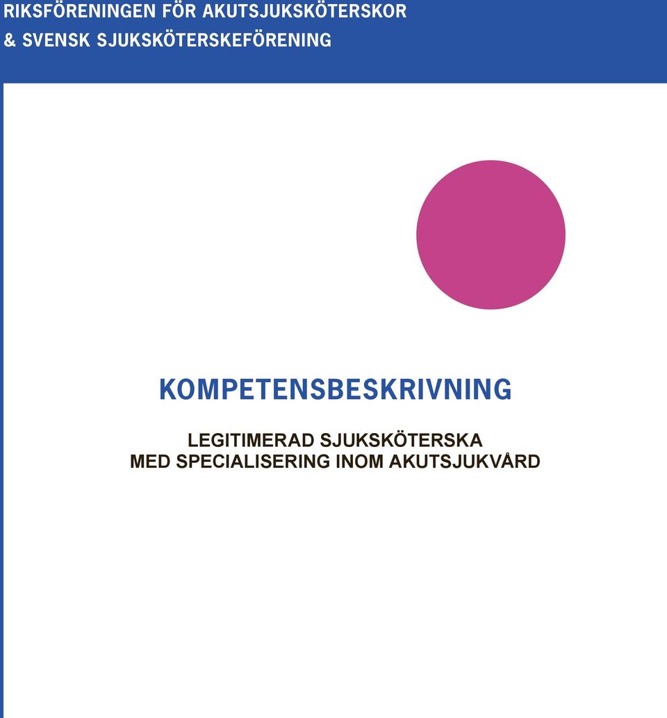 Kompetensbeskrivning LEGITIMERAD