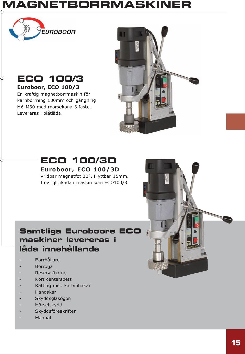 I övrigt likadan maskin som ECO100/3.