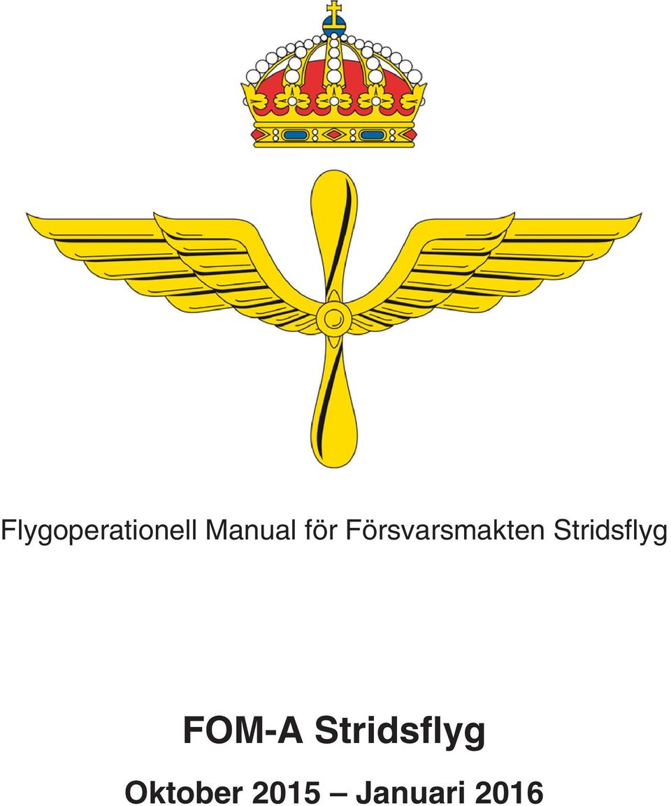 Stridsflyg FOM-A