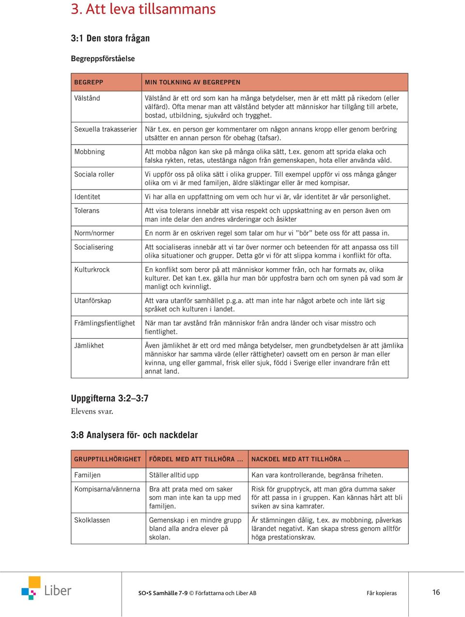 Ofta menar man att välstånd betyder att människor har tillgång till arbete, bostad, utbildning, sjukvård och trygghet. När t.ex.