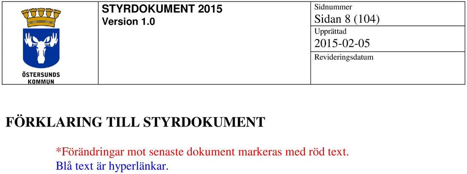 senaste dokument markeras med