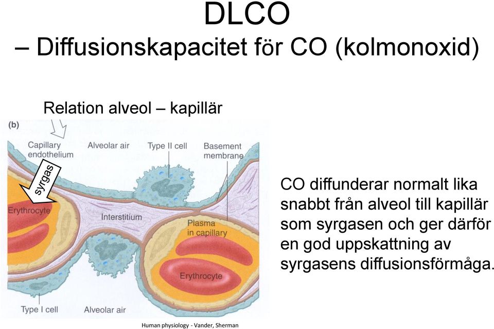 kapillär som syrgasen och ger därför en god uppskattning av