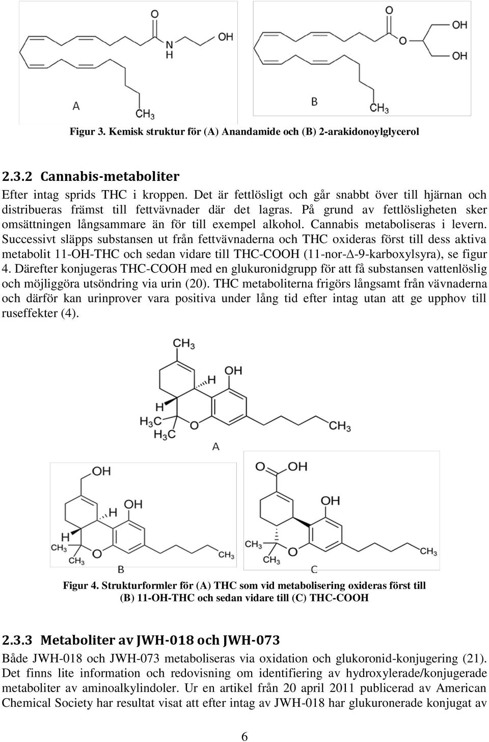 Cannabis metaboliseras i levern.