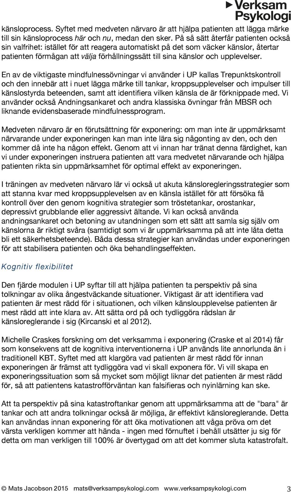 upplevelser.