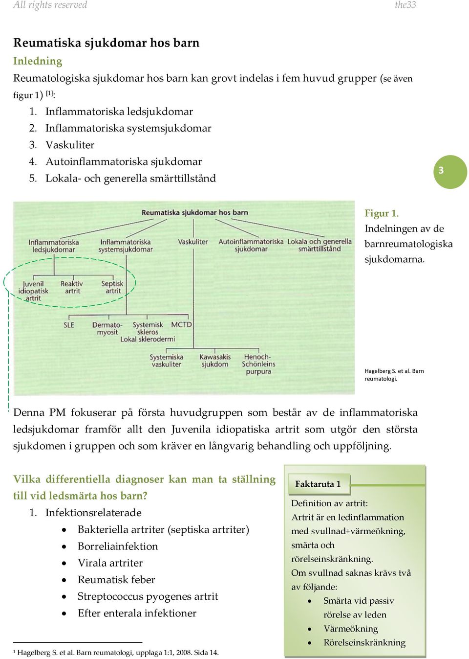 Barn reumatologi.