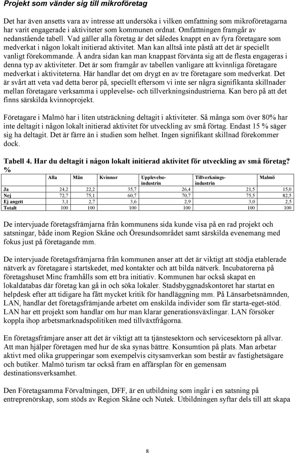 Man kan alltså inte påstå att det är speciellt vanligt förekommande. Å andra sidan kan man knappast förvänta sig att de flesta engageras i denna typ av aktiviteter.