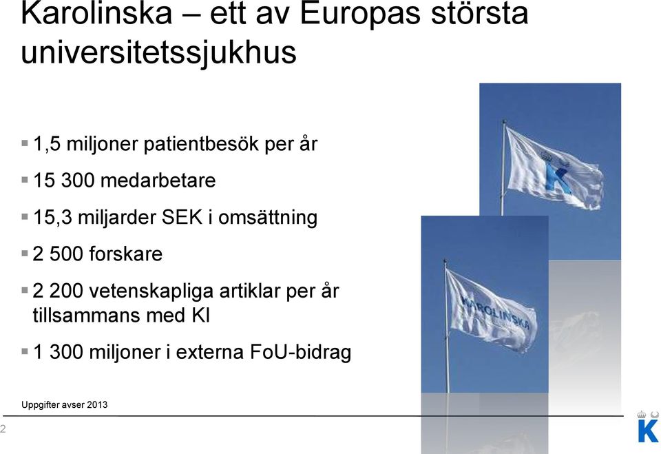 omsättning 2 500 forskare 2 200 vetenskapliga artiklar per år