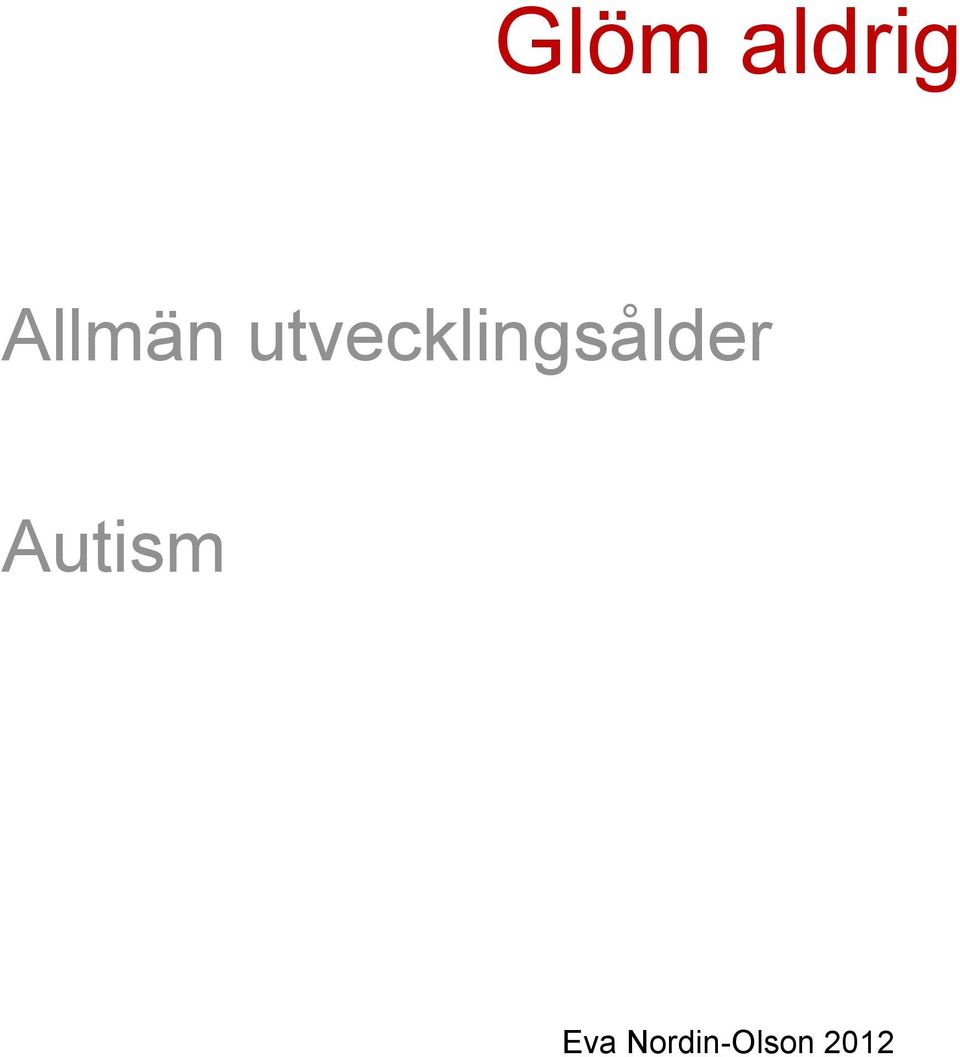 Allmän