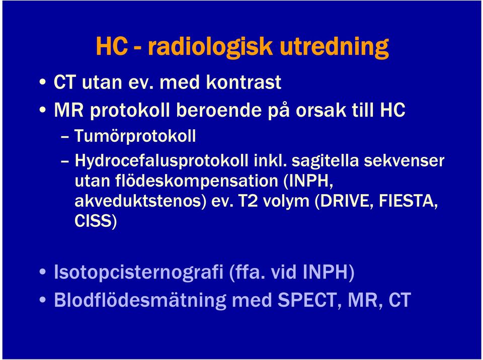 Hydrocefalusprotokoll inkl.