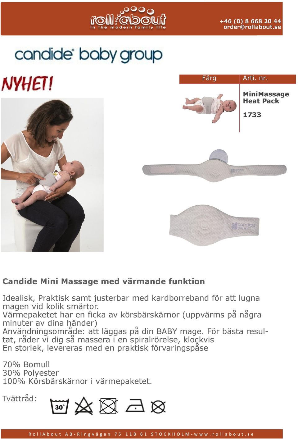 kolik smärtor.