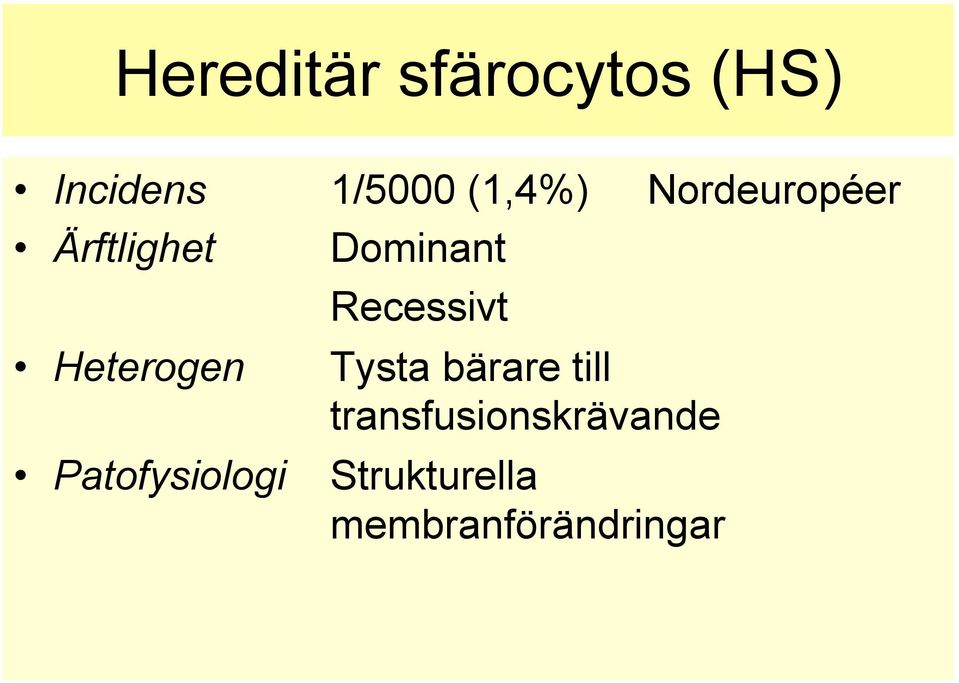 Recessivt Heterogen Tysta bärare till