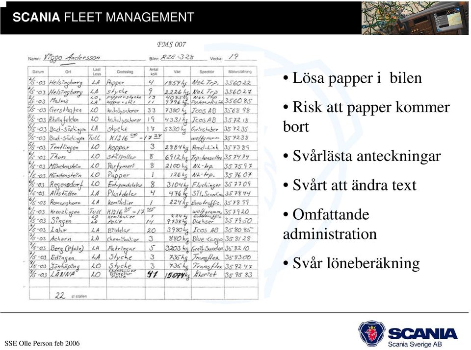 anteckningar Svårt att ändra text