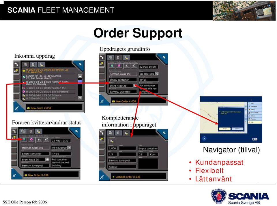 Kompletterande information i uppdraget