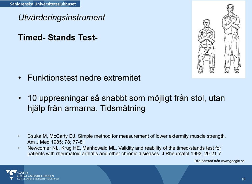 Simple method for measurement of lower extermity muscle strength.