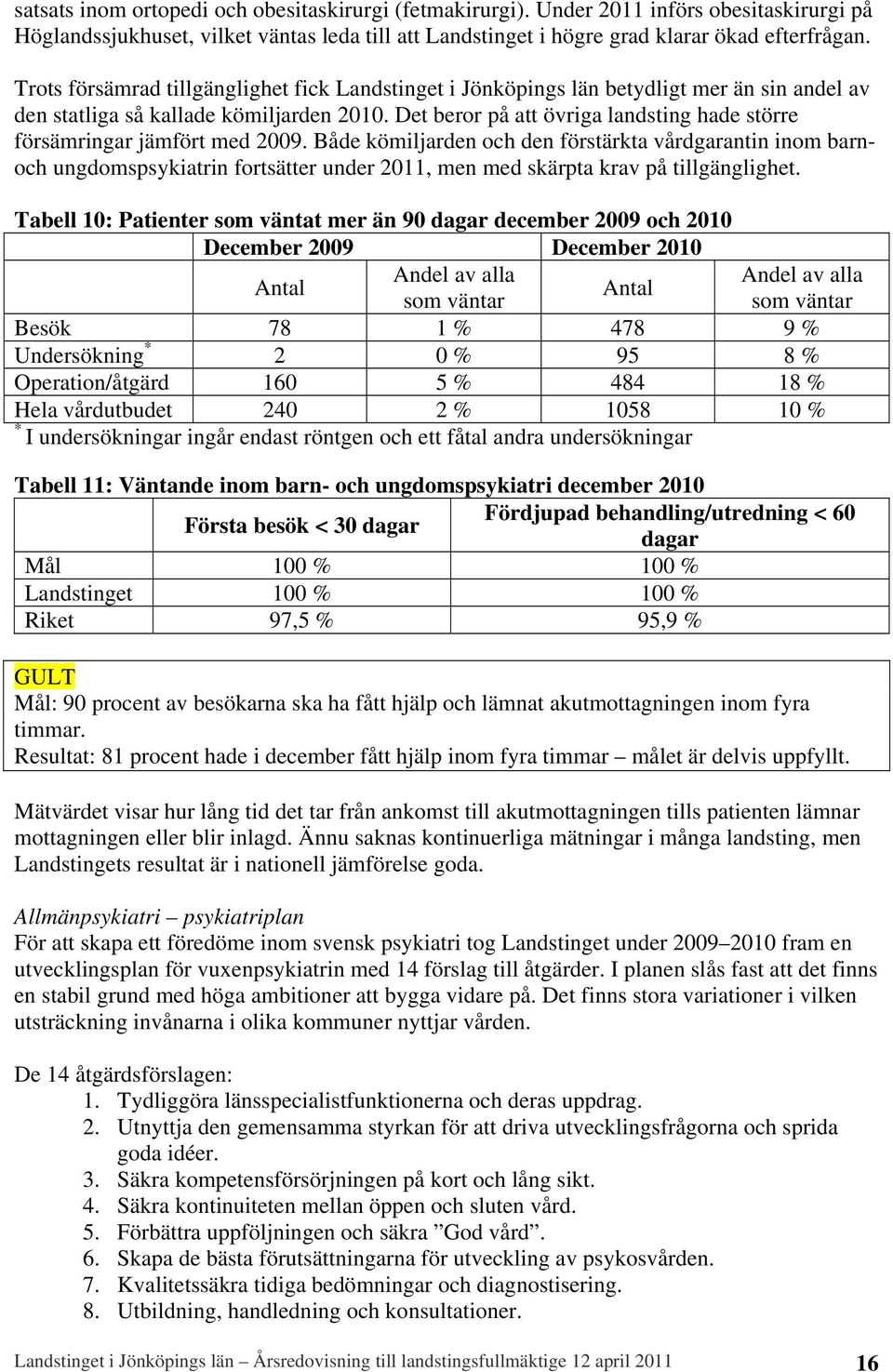 Det beror på att övriga landsting hade större försämringar jämfört med 2009.